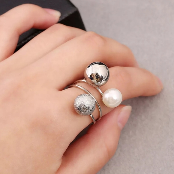 Copper Adjustable Coctail Statement Ring - Picture 1 of 6